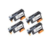 70 Têtes D'impression De Remplacement C9404A, C9405A, C9406A Et C9407A. Compatibles Avec HP Designjet Z2100, Z5200, Z3100 Et Z3200(1set-white)