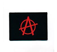 70 x 50 mm Anarchy Anarchie emblème drapeau flag Patch écusson thermocollant 0857 B