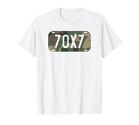 70 x 7, Seventy Times Seven, Pardonne Christian Reminder T-Shirt Graphique avec Valeur, Homme, Blanc, XL