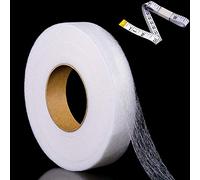 70 Yards Bande d'Ourlet à Repasser Rouleau de Ruban à Ourlet sans Couture en Tissu Web Extra Large Ruban à Repasser avec Ruban à Mesurer pour Jeans Rideaux Pantalons (20 mm de Large)