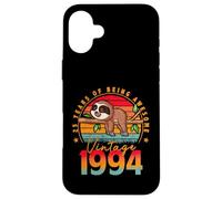 70 Year Old Sloth Vintage 1956 Limited Edition 70th Birthday Coque pour iPhone 16 Plus