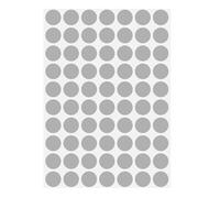 700 Gommettes Autocollantes Rondes 19 mm Gris Étiquettes Couleur Codage Cercle Feuille Points pour Bureau Maison Entrepôt Calendrier