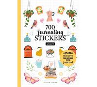 700 journaling stickers série 2 - Collectif - Dessain Et Tolra - broché - Carnet (de voyage, intime, de notes)