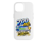 700 Mo Il Fallait Faire des Choix Humour Génération 2000 Coque pour iPhone 14