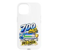 700 Mo Il Fallait Faire des Choix Humour Génération 2000 Coque pour iPhone 15