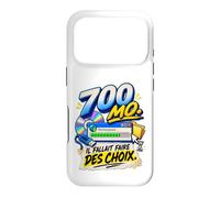 700 Mo Il Fallait Faire des Choix Humour Génération 2000 Coque pour iPhone 17 Pro