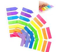 700 Pièces Marque Page Adhesif,Feuillets Notes Autocollants,Étiquettes Séparateur,Marqueur de Page Onglets D'Index pour Étiquettes Onglets séparateur Guides d'index,Pour école,Bureau(7 Couleurs)