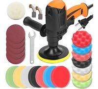 700 W/980 W voiture polisseuse Machine électrique rectifieuse automobile polisseuse vitesse réglable ponçage épilation à la cire outils de meulage pour un fonctionnement efficace(Type 2)