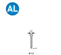 7000 Pointes fines MINIBRADS J-15 ALUMINIUM - ALSAFIX - 6J-167