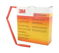 7000099144 Tuyau rétractable sans colle, paroi mince 3:1 9mm L: 7m rouge 3M