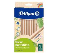 [700047] Pelikan Crayons de couleur triangulaires Jumbo, étui carton de 12