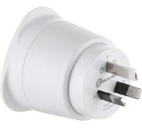 70050 Travel Adapter France/Europe to Australia/China 2 Pin Europe to 3 Pin Australia,White