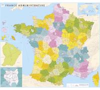 IGN - Carte murale - France administrative - Plastifiée - Nouvelles régions