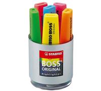 [7006] STABILO [Ref:7006] STABILO Pot de 6 Surligneurs BOSS ORIGINAL Recharge...