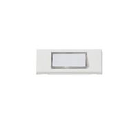 70060 Plaque de sonnette avec porte-nom simple blanc pur 24 V/1 A
