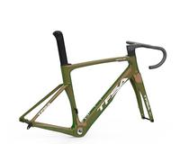 700C 49/52/54/56cm Cadre De Vélo De Route Carbone En Fibre De Carbone Avec Fourche De Frein Cadre À Freins À Disque Avant 12x100mm Arrière 12x142mm(Green2,54cm)