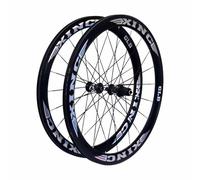 700C Jeu De Roues De Vélo De Route À Cliquet 36/54T Jante De Frein C/V À Double Paroi De 50mm, Roue À Dégagement Rapide De 100/130mm, Cassette De Vitesse 7/8/9/10/11/12, F/V 120 Clics(54T Ratchet)