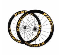 700C Jeu De Roues De Vélo De Route À Cliquet 36/54T Jante De Frein C/V À Double Paroi De 50mm, Roue À Dégagement Rapide De 100/130mm, Cassette De Vitesse 7/8/9/10/11/12, F/V(36T Ratchet)