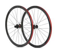 700C Paire De Roues De Vélo De Route 12×100/142mm Axe Traversant Frein À Disque Roue Avant Arrière Jantes en Aluminium 36mm Moyeux Roulements Scellés 8 9 10 11 12 Vitesse Cassette