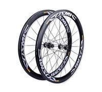 700C Paire De Roues De Vélo De Route Pneus Clincher 23-35C, Cliquet 36/54T Cassette 7-12 Vitesses, Jante À Double Paroi De 50mm Roue De Frein C/V 100/130mm QR, Roulements Scellés, F/V(54T Ratchet)