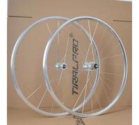 700C Paire De Roues Vélo De Route Bicyclette De Tourisme Frein À V Roues Avant Arrière Moyeux Roulements 100/130mm QR 8 9 10 11 Vitesse Cassette Jantes en Aluminium