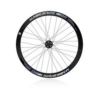 700C Pignon Fixe Paire De Roues Alliage D'aluminium Jante Hauteur 40/60 Mm Vitesse Unique Piste De Course Roue Avant/arrière De Vélo 100/120 Mm Frein V-Brake Roulements Moyeux(Front,40mm)