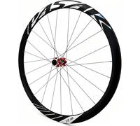 700C Road Bike Front Wheel Disc Brake Quick Release 9X100mm/10X135mm Rear 24H Hubs Support 8-9-10-11 12 Speed(Red,Front)