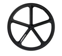 700C Vélo À Pignon Fixe Roues Avant Et Arrière 5 Rayons Jeu De Roues en Alliage De Magnésium Frein V-Brake 100/120mm Moyeux pour Vitesse Unique(700C Front)