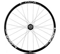 700C Vélos De Route Roue Avant Dégagement Rapide 9x100mm/10x135mm Frein À Disque Roue Arrière Moyeux 24H pour Cassette 8/9/10/11/12 Vitesses(Black-Silver,Rear)