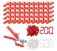 701 Pièces Croisillon Carrelage Autonivelant Cale Carrelage Calle Carrelage Croisillon Autonivelant 2mm Croisillon Autonivelant Calle de Nivellement pour Carrelage Kit de Nivellement pour Carrelage