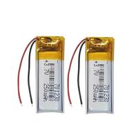 701230 3,7 V 250 mAh Taille 30 x 12 x 7 mm 2 pièces