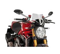 Motoplastic Accessoire de pare-brise à main 7013 Naked New Generation en forme de dôme Transparent