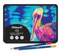 [701402] Pelikan Crayon de couleur Premium, étui métal de 24