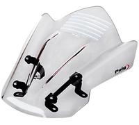 7015 - accessoire de pare-brise à main en forme de dôme naked new generation compatible avec Y.A.M.A.H.A. mt-07 2014-2017 COULEUR FUMÉE