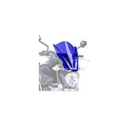 7016 - accessoire de pare-brise à main en forme de dôme naked new generation compatible avec Y.A.M.A.H.A. mt-07 2014-2017 COULEUR BLEU