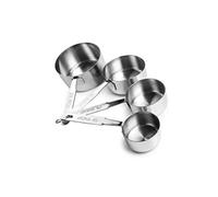 Ibili Set 4 casseroles à mesurer Acier inoxydable 5/6/7/8,5 cm Gris