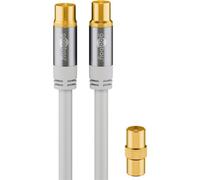 [70318] Goobay cable antenne TV 135 dB blindé 3 m blanc