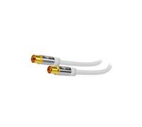70325 Câble 75Ω 10m prise coaxiale 9,5 mm, connecteur coaxial 9,5 mm Goobay