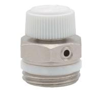 704111 Schläfer | Soupape de sécurité manuelle de purge et de purge d'air avec vidange pivotante pour radiateur, radiateur de chauffage, soupape de sécurité 3/8" pour radiateurs et radiateurs. 1 PIÈCE