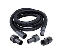 70477 Tuyau de collecte de 3 m - Réducteur conique pour outils électriques de travail du bois - Aspirateur d'atelier humide et sec