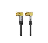 GOOBAY 70578 - Câble de raccordement d'antenne (F) (type 135 dB) 4 x blindé, 3,