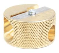 Möbius & Ruppert Taille-crayon Rond double trou en laiton massif