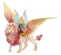 Schleich Elfe à dos de lion ailé Bayala 70714 Rouge G