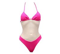 7071AI bikini donna KONTATTO woman beachwear pink fluo
