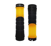 708708var - set de poignées de guidon COULEUR NOIR/ORANGE TAILLE