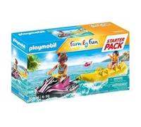 Playmobil 70906 Starter Pack Scooter des Mers et Bae Flottante - City Life- Le Parc Aquatique- Coffret découverte idée Cadeau