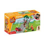 Playmobil 70917 Duck on Call – Pompier et Chat – L'incroyable équipe Playmoville