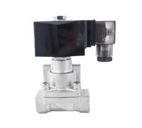 70bar SS304 Air Compressor Solenoid Valve GSPG-15/20/25 1/2" 3/4 1 Inch Orifice 15/20/25mm NC High Pressure Water Valve 1000psi(1",DC24V)