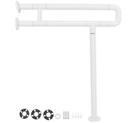 70cm Barre d'appui pliable pour toilettes, barre dappui wc handicapé, Barre D'appui De Sécurité Pliante, Acier inoxydable, Pour