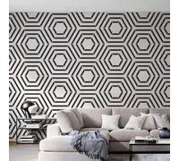 70cm Hexagon Geometric Pochoir Pour Murs Grand Modèle De Pochoirs Modèles De Carreaux Réutilisables Peinture Peinture Grand Mur De Niche À Mandala Mandalas En Bois Motif De Meubles Carreaux